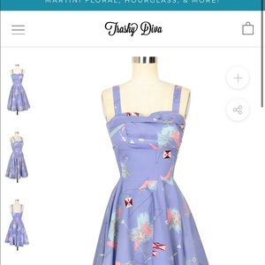 NWT Trashy Diva Lilac Atomic Trixie Dress